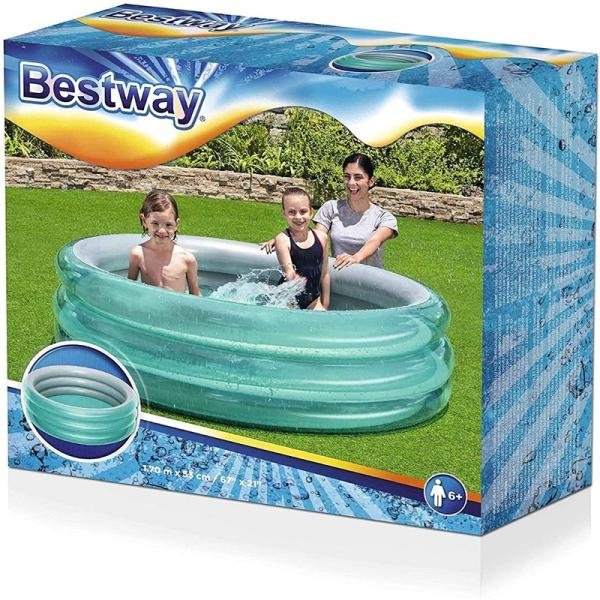 Bestway BWAY BIG METALLIC 3-RING POOL 170X53 - 51042