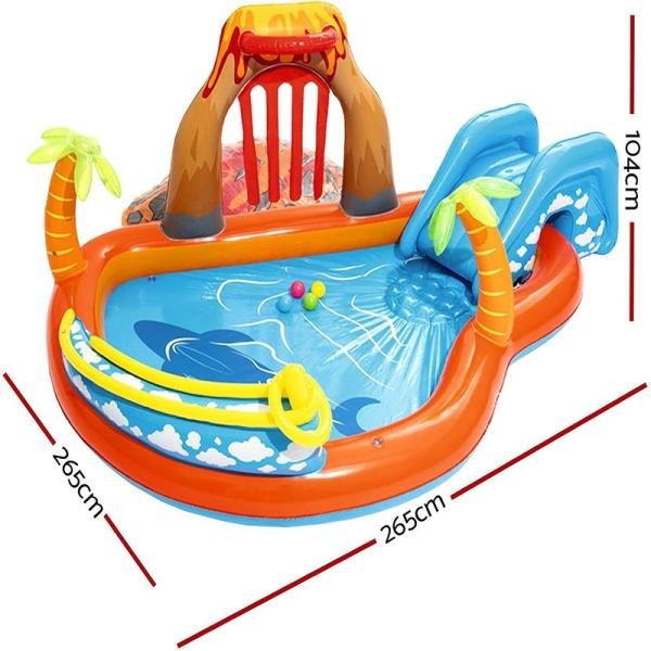 Bestway BWAY PLAYCNTR LAVA LAGON 265X265X104CM - 53069