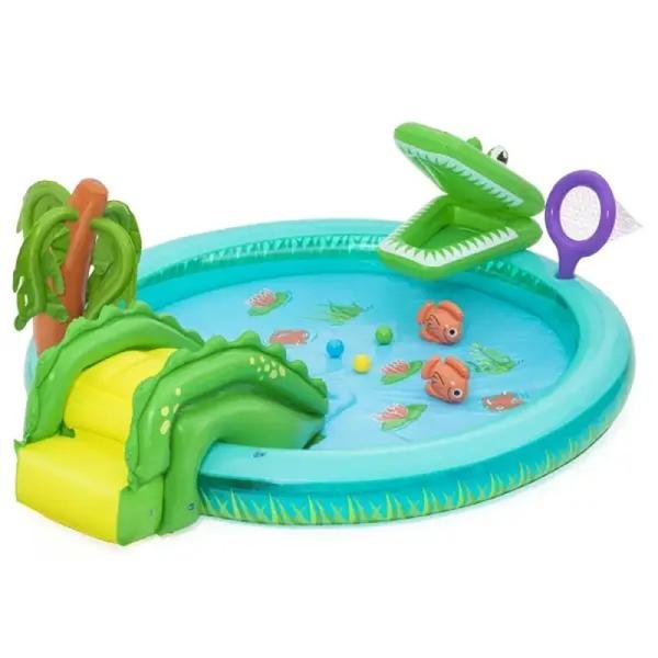 Bestway BWAY PLAYCENTR CROCODILE COVE 224X181X72 - 53166