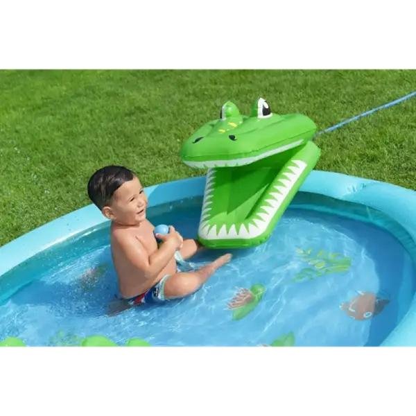 Bestway BWAY PLAYCENTR CROCODILE COVE 224X181X72 - 53166