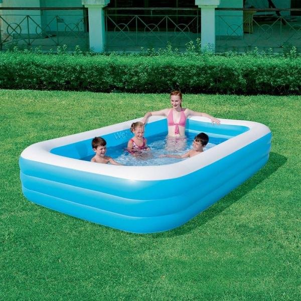 Bestway BWAY POOL RECTANGLAR BLUE 305X183X56CM - 54009