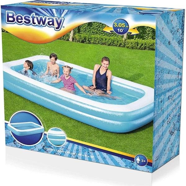 Bestway BWAY FAMILY POOL RECTANGULAR 305X183X46 - 54150