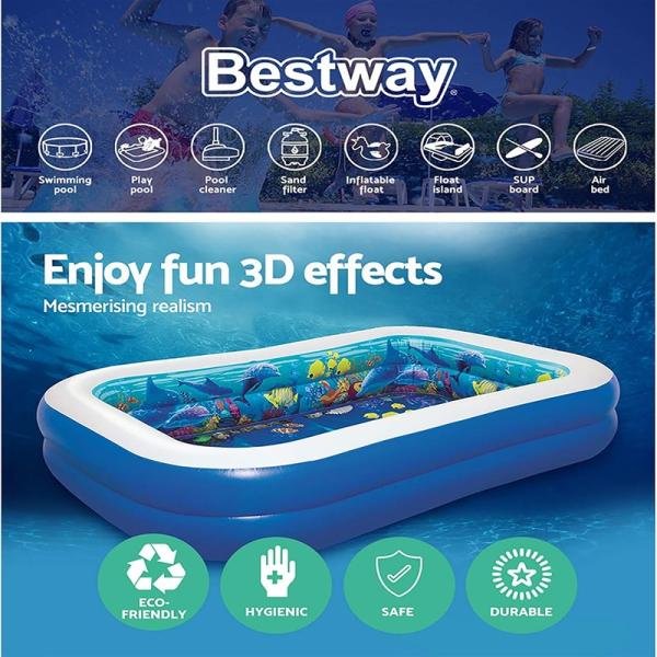 Bestway BWAY 3DPOOL UNDRSE ADVNTR 262X175X51CM - 54177