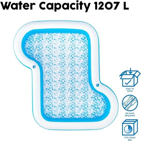 Bestway BWAY FAMILY POOL SUNSATIONAL 305X274X46 - 54321