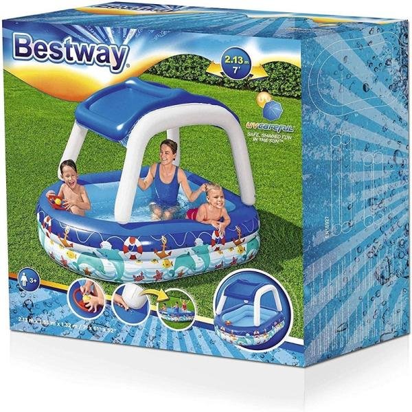 Bestway BWAY FAMILY POLSEA CAPTN 213X155X132 - 54370