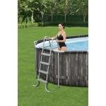 Bestway BWAY POOLST POWRSTL OVAL 610X366X122CM - 5611R