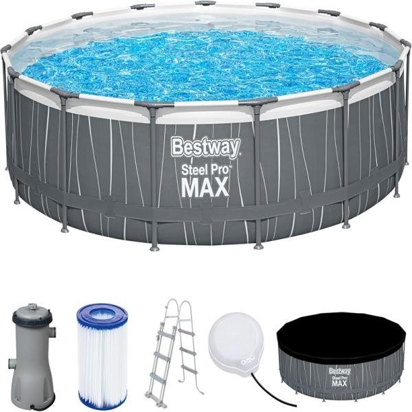 Bestway BWAY POOLSET STEELPRO MAX LED 457X107 - 561GD