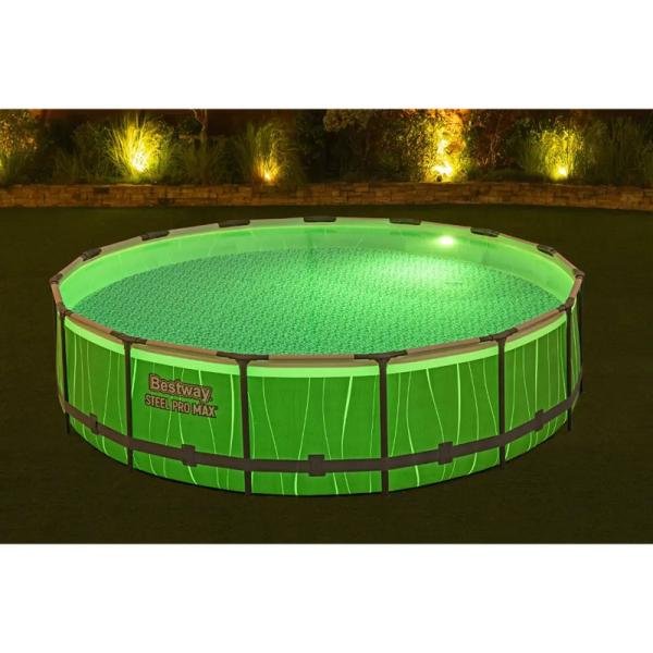 Bestway BWAY POOLSET STEELPRO MAX LED 457X107 - 561GD