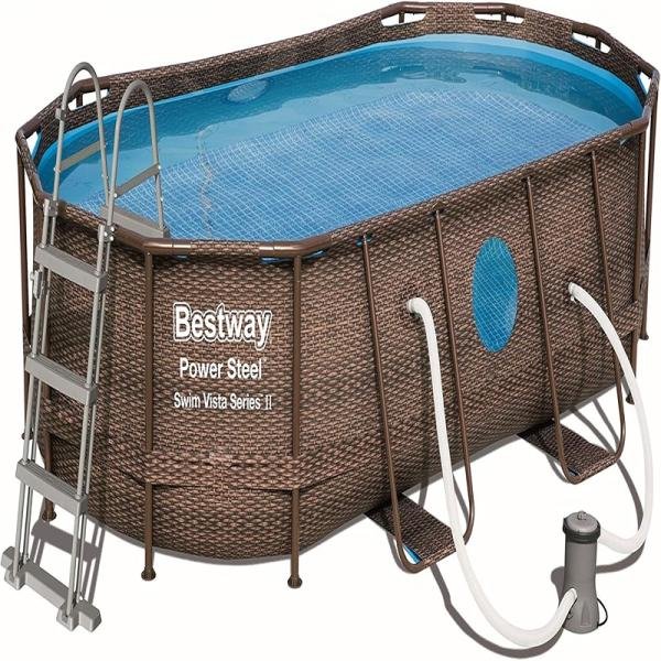 Bestway BWAY POOL SET OVAL 488X305X107CM - 56448