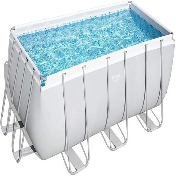 Bestway BWAY POOLSET RECTNGULR 412X201X122CM - 56456