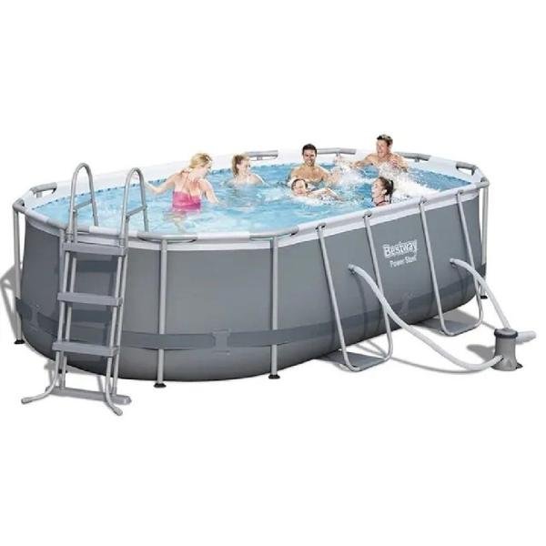 Bestway BWAY POOL POWERSTL OVAL 4.27X2.5X1M - 56620