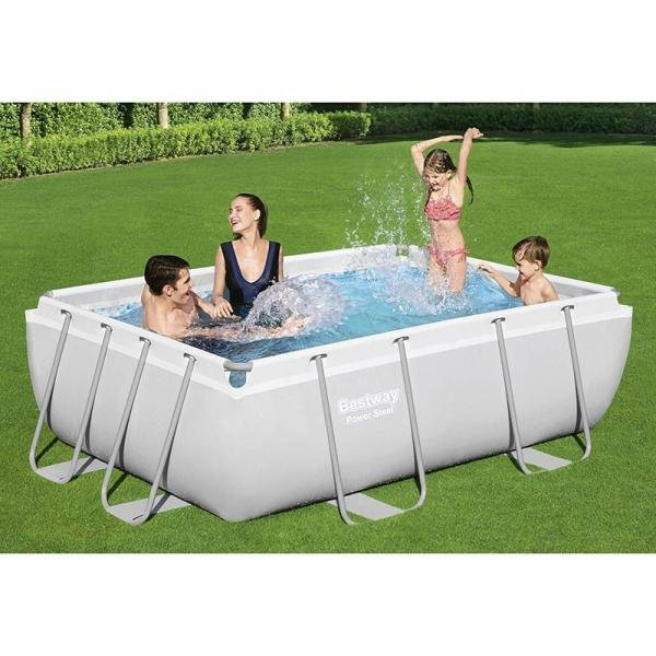 Bestway BWAY POOLST POWRSTL RECT. 282X196X84CM - 56629
