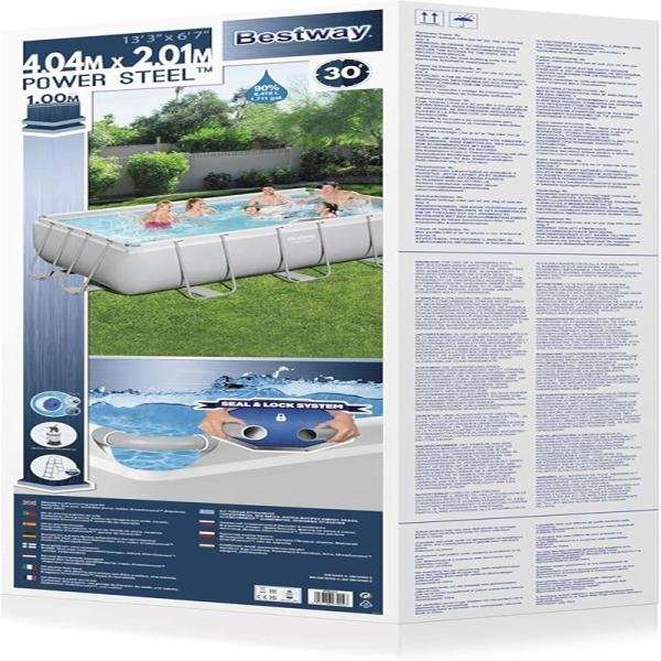 Bestway BWAY POOL POWRSTLREC 488X244X122CM - 56670