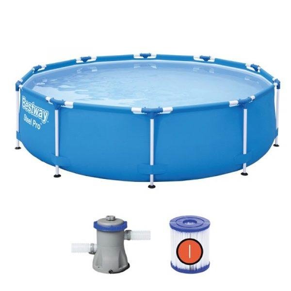 Bestway BWAY POOLSET STEELPRO 366X76CM - 56681