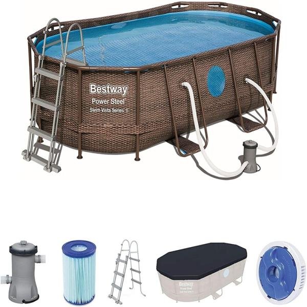 Bestway BWAY POOLSET POWERSTEE VISTA 427X250X100 - 56714