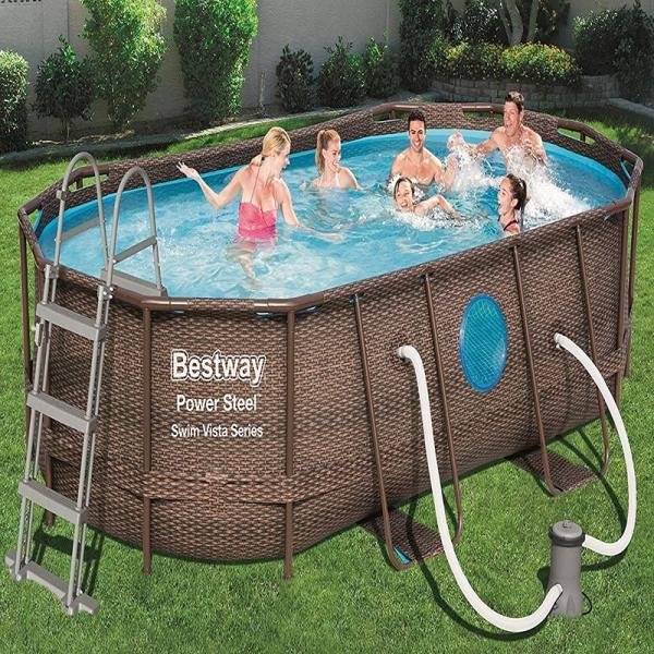 Bestway BWAY POOLSET POWERSTEE VISTA 427X250X100 - 56714