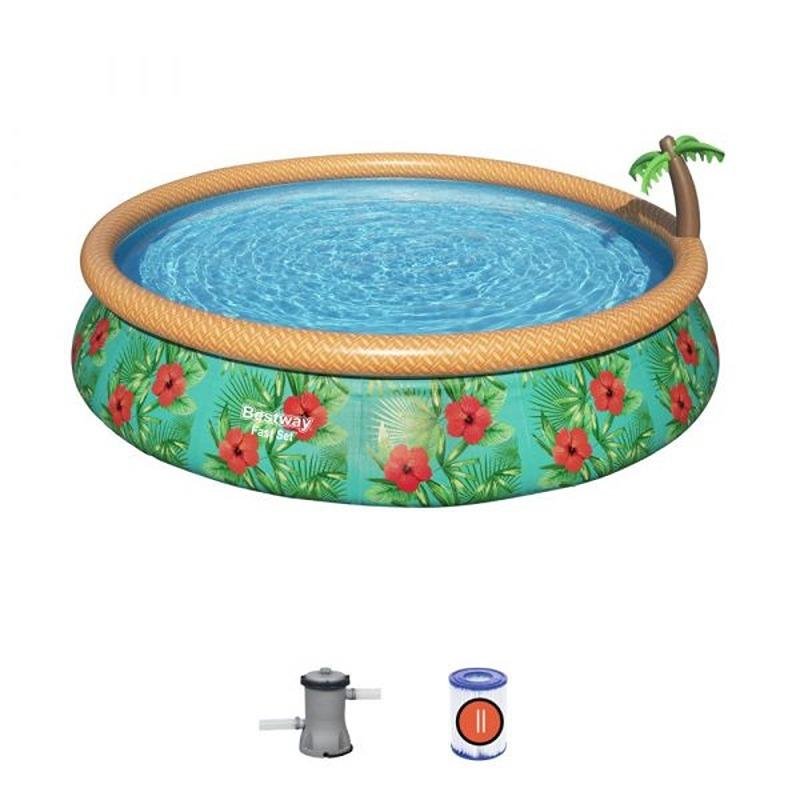 Bestway BWAY FASTSET POOLSET PARADIS PALM 457X84 - 57416