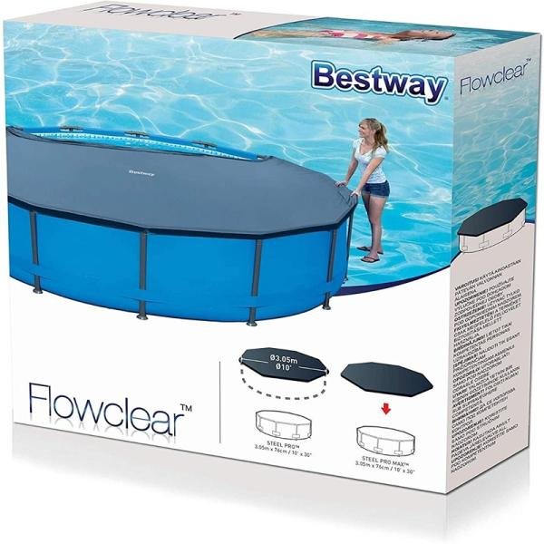 Bestway BWAY POOL COVER STEEL 3.05M - 58036