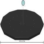 Bestway BWAY POOL COVER STEEL 3.66M - 58037