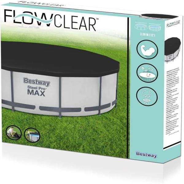 Bestway BWAY POOL COVER STEEL 3.66M - 58037