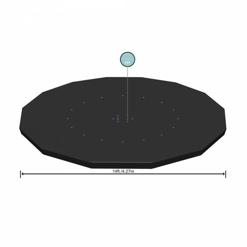 Bestway BWAY POOL COVER STEEL 427CM - 58248