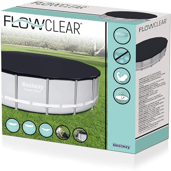 Bestway BWAY POOL COVER STEEL 488CM - 58249