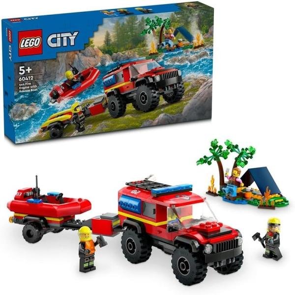 LEGO FIRE TRUCK W/ RESCUE BOAT 60412 - 60412