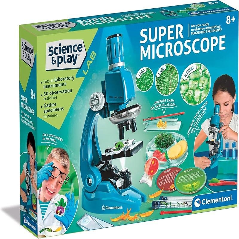 CLEMENTONI SUPER MICROSCOPE 1200X - 61365