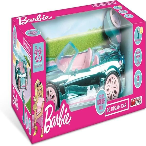 MONDO BARBIE RC DREAM CAR 65 ANNIV. 2.4GHZ B/O - 63811
