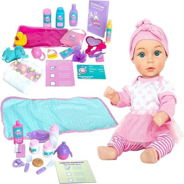 TOYPRO BABY AMOURA LOVE & FEED DOLL 15" - 6450