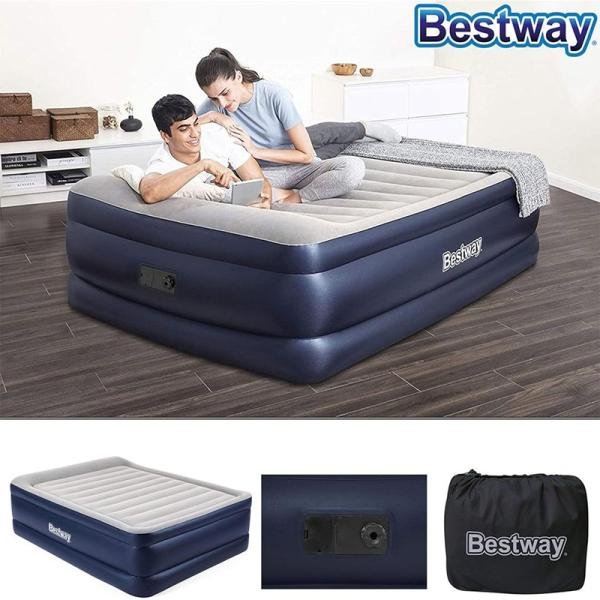 Bestway BWAY AIRBED QUEEN B.I AC PUMP 203X152X61 - 67690