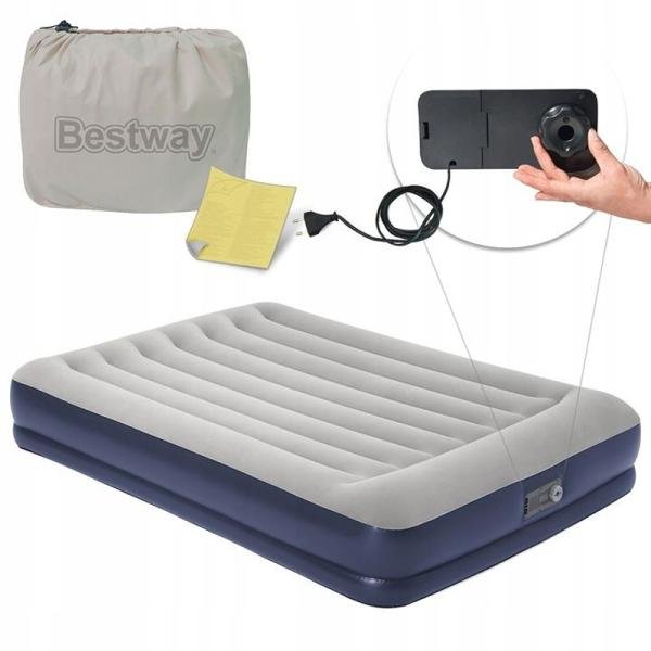 Bestway BWAY AIRBED QUEEN B.I.AC PUMP 203X152X30 - 67836