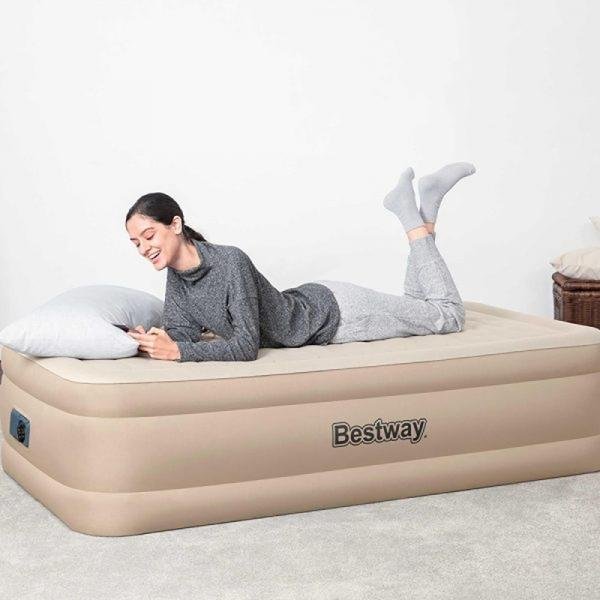 Bestway BWAY AIRBED TWIN B.I AC PUMP 191X97X46 - 69048