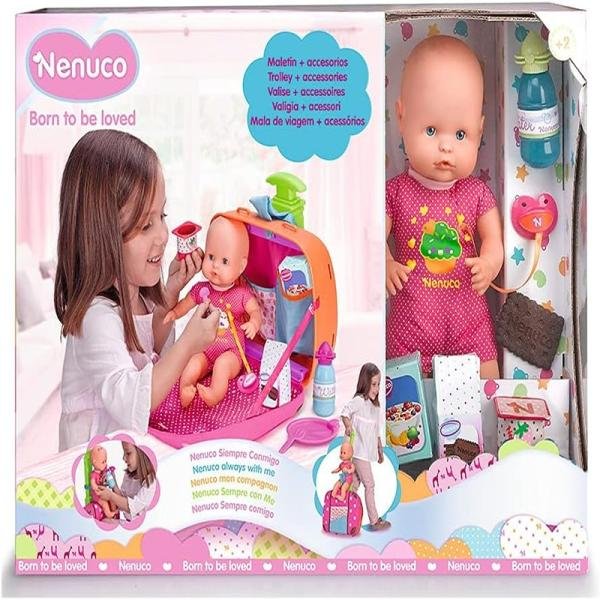 FAMOSA NENUCO DOLL ALWAYS WITH ME SUITCASE 35CM - 700013791FAMOSA