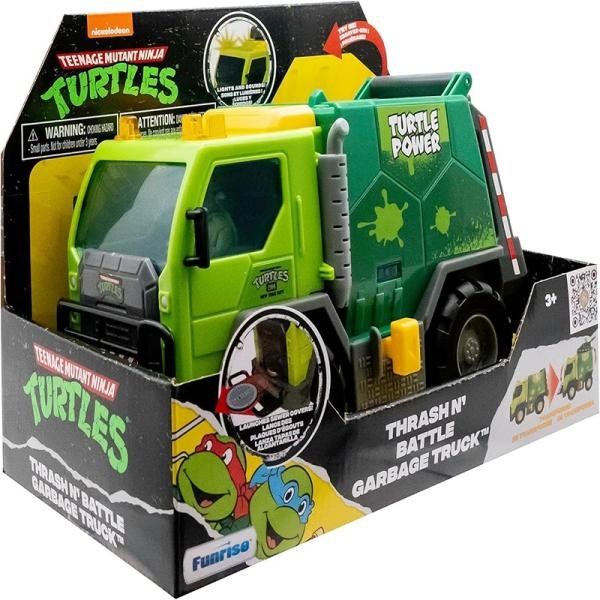 FUNRIS TMNT THRASH N BATTLE GARBAGE TRUCK B/O - 71045