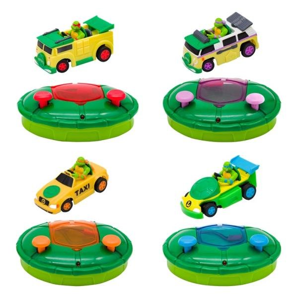 FUNRIS TMNT RC MICRO SHELL RACERS 4ASST B/O - 71049