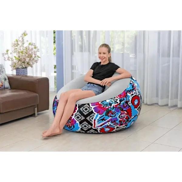 Bestway BWAY AIRCHAIR FLORAL 112X112X66CM - 75111