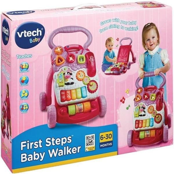 VTECH BABY WALKER PINK B/O - 80-061773