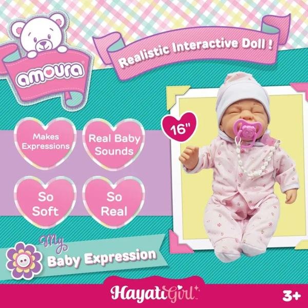 TOYPRO BABY AMOURA REAL DOLL 16" - 805019