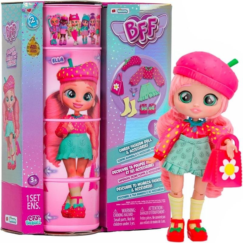 IMC CRY BABIES BFF DOLL ELLA 8" - 908352