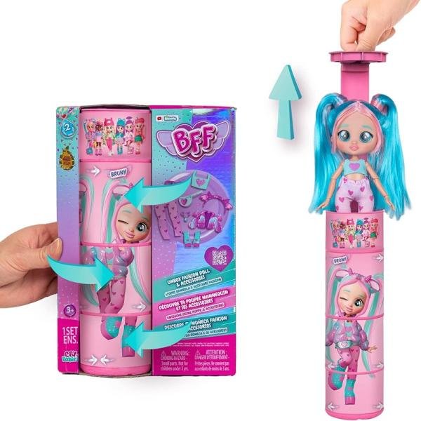 IMC CRY BABIES BFF DOLL BRUNY 8" - 908383