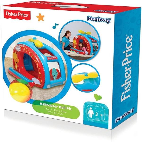 Bestway BWAY FISHERPRICE BALLPIT HELI 137X112X97 - 93502