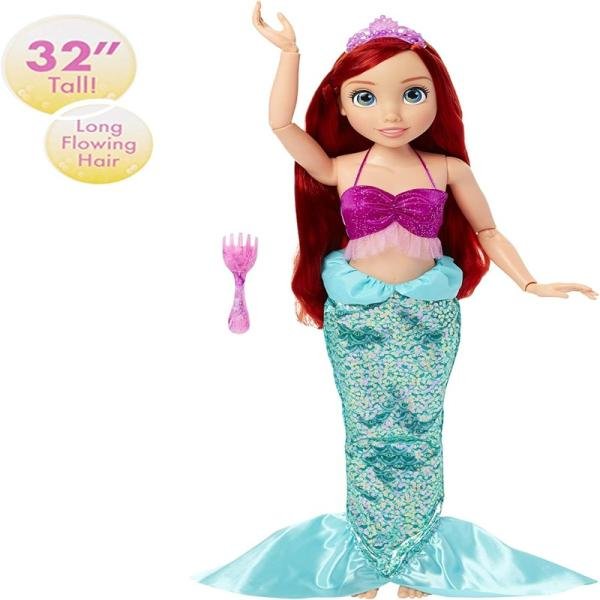 JAKKS DPRINCESS ARIEL DOLL PLAYDATE 32" - 99088