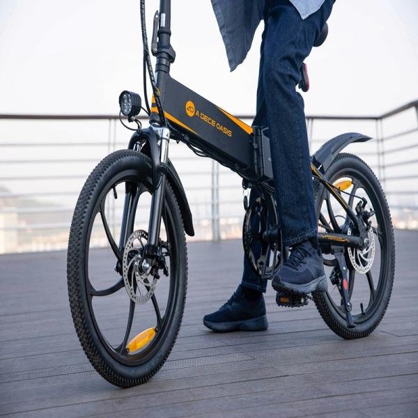 ADO E-BIKE A20 BLACK 25KMH - A20BLACK