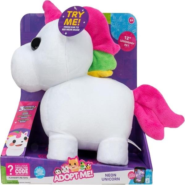 JASWAR ADOPTME PLUSH NEON UNICORN 12 B/O - AME0010