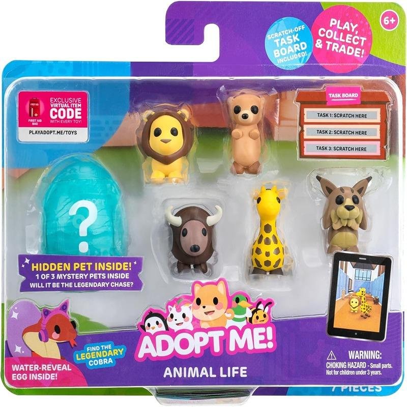 JASWAR ADOPTME PETS FIGURE MULTI 6PACK 2" 2ASST - AME0017