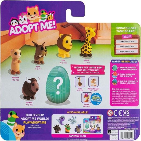 JASWAR ADOPTME PETS FIGURE MULTI 6PACK 2" 2ASST - AME0017