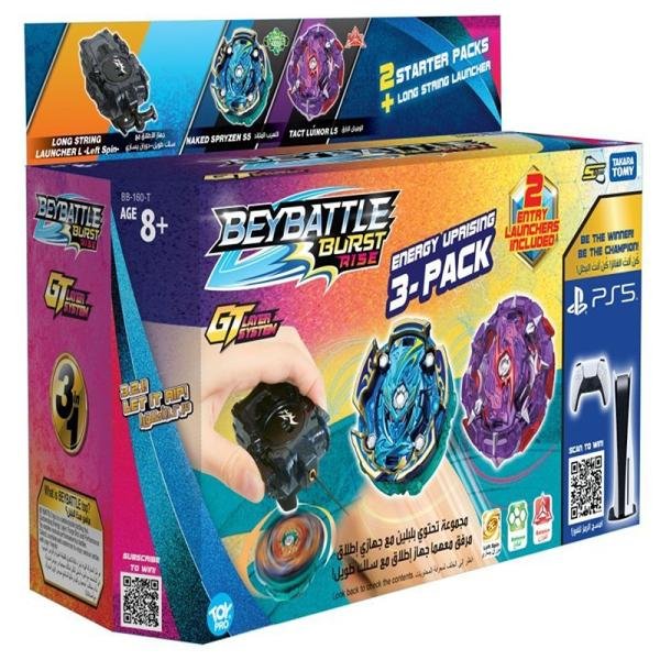 TOYPRO BEYBLADE BBATTLE ENERGY UPRISING 3PK S5 - BB-160-T