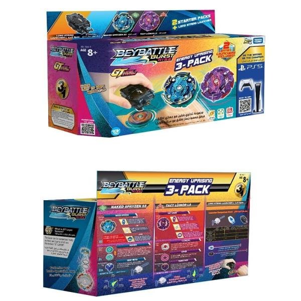 TOYPRO BEYBLADE BBATTLE ENERGY UPRISING 3PK S5 - BB-160-T