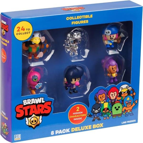 PMI BRAWLSTARS FIGURE 8PK DELUXE BOX 2" - BRW2070
